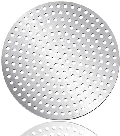 Tapas de Drenaje, Filtro Redondo de Acero Inoxidable 304, Orificio de 3 mm, Protectores de Malla para desagües de Exterior e Interior, desagües para fregaderos de Cocina y Ducha (diámetro de