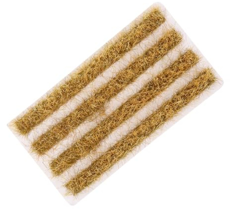 KOCKSHION Modèle D'herbe De Rizière Miniature 1:87 En Plastique Léger Pour Diorama De Paysage, Décor De Modèle De Bande De Gazon Statique, Décoration De Table De Sable Diy, Usage Modélisme Ferroviaire