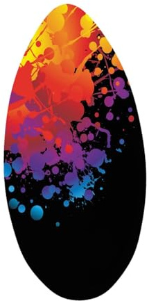 QSTDGVPW Skimboard, Holz Bodyboard, Gleitbrett für Den Strand, Premium Surfbrett Aus Holz Zum Surfen Im Wasser, Skimboard für Teenager Und Kinder, Alles Skimmi, 41 Zoll