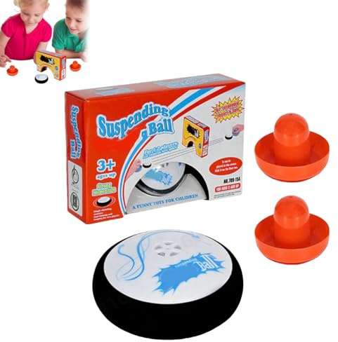 Generisch Air Hockey Hover Puck, Schwebendes Hockey Set Mit 2 Roten Air Hockeys Schiebern, Tragbares Tischspiel Airs Hockeys Brettspiel Spielzeug, Spielzeug Geschenk Für Kinder Und Erwachsene