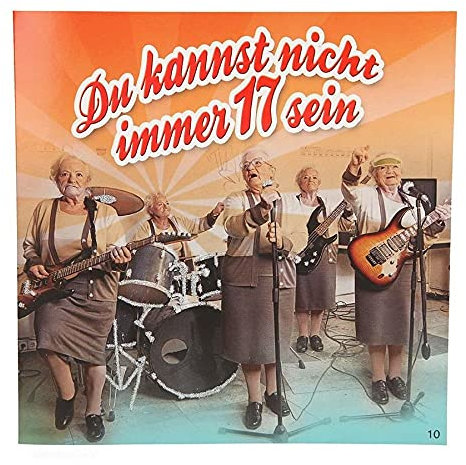 Depesche 3868.010 Glückwunsch-Karte zum Geburtstag (neutral), ansprechende Geburtstagskarte mit Musik und passendem Spruch, mit Innentext und Umschlag, 17 x 16,5 cm