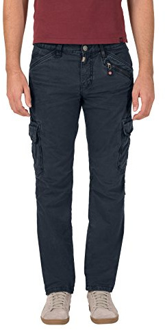Timezone Ben cargobyxor för män, regular, Blå (Dark Night Blue 3115), 36W / 34L