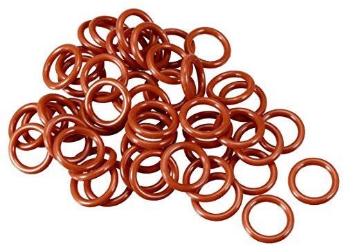 sourcing map 50 Stück O Ringe 13x9x2mm Dichtungsringe Rund Gummi Dichtung O Ring Seals NBR Unterlegscheibe für Wasserhahn Spülventile Waschbecken Duschablauf Hydraulik Rohrschlauch