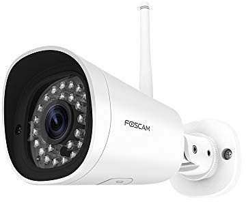 Foscam Caméra IP WiFi, Sécurité, Enregistrement dans Le Cloud, AI Détection Humaine, Vision Nocturne, Compatible avec Alexa, (P2P, 1080P HD, ONVIF) (FI9902P (1080P WiFi) 1 Unité (Lot de 1)
