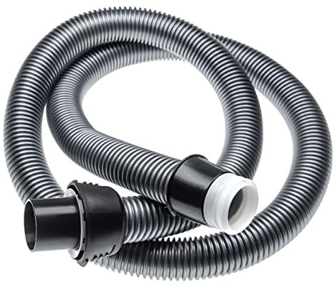 vhbw Manguera aspiradora de repuesto 1,8m compatible con AEG/Electrolux AMX7035, ASC6910, ASC6920, ASC6925, ASC6926 negro/plateado