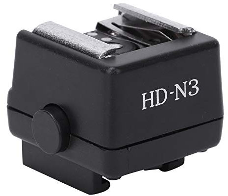 Adaptateur de Griffe Akozon HD-N3 PC Flash Light Hot Shoe Adaptateur de Montage Accessoire Convertit l'interface Flash en l'interface pour Minolta pour caméra vidéo pour