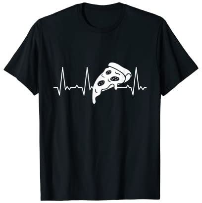 Battement De Cœur Pizza T-Shirt