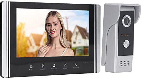 di Videocitofono con Campanello WiFi 7 Pollici Smart 1 per 1 di Videocitofono con Controllo Remoto del Telefono Visivo