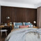 JSEVEM Papier peint en fibres de bois marron foncé 40 cm × 9 m