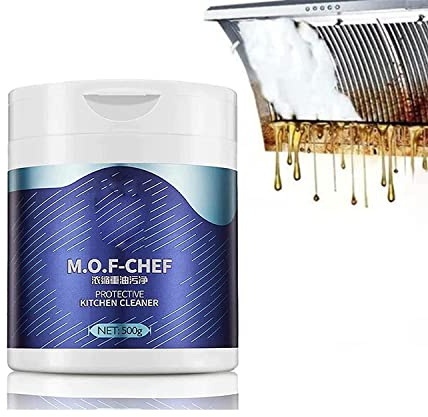 Mof Chef Cleaner Powder,Spülfreies Allzweck-Reinigungsspray,Schäumender schwerölfleckenreiniger,Allzweck Schaumreiniger,Profi Küchenfettreiniger,Rheineule Schaumreiniger,Blasenreiniger Schaum