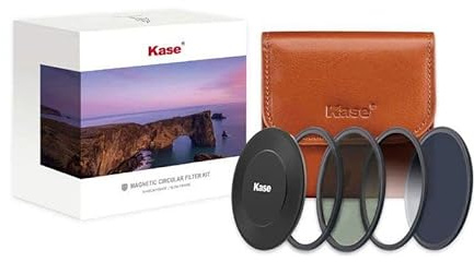 Kase 82mm Wolverine Magnetisch Professional Filter Kit (CPL / ND1000 / GND0.9 / Caps) Stoßfest, mehrere Schichten Antireflexbeschichtungen
