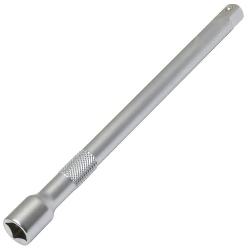 AERZETIX - C68543 - Rallonge prolongateur embout 1/2x250 mm pour clé à cliquet manuelle pneumatique - forme sphérique côté mâle - adaptateur de douille de vissage 4 pans - en acier CR-V