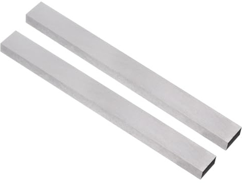QUARKZMAN 2 Stück Drehmeißel 10mm x 20mm x 200mm HSS High-Speed-Stahl | Quadratische Drehmeißel-Rohlinge, Rechteckiger Fräser-Mill-Rohling