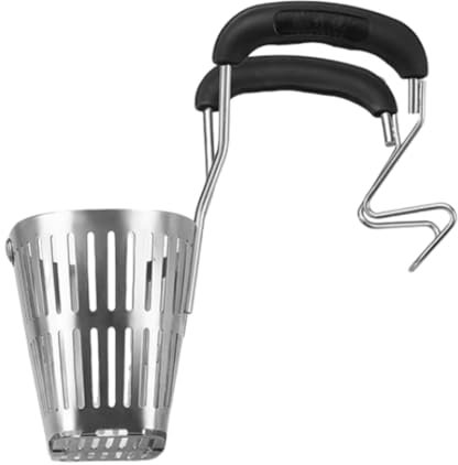 Sharplace Colador de Pasta Colador de Cocina Gancho Espumadera Cuchara ranurada para Huevos escalfados Pollo Frito