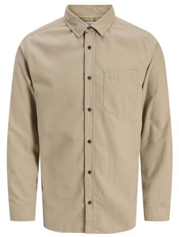 JACK & JONES Jjjames - Camiseta de Franela, Vajilla, XL