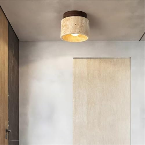 Modern Small Ceiling Lights Stone Bedroom Corridor Dining Room Hanging Lamp E17 Bulb Marble