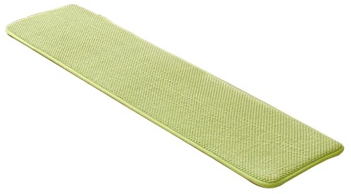 Möbelbankkissen, Schaukelsitzkissen, Massivholz-Sitzkissen, Esszimmerstuhl-Matten mit Bändern, für Küche, Langstuhl-Sitzkissen, Innenbereich, Lounge-Bank, 160 x 40 x 1,5 cm, Grün 1