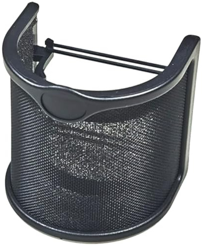 Kisangel Mikrofon Popfilter aus Metallgewebe Schwarzer Windschutz Robustes U-förmiges Design für Singen und Aufnahmen