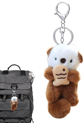 Charme De Sac Animal | Poupeée Mignonne Pendentif | Accessoire Sac Peluche Douce | Porte-clés Figurine Animal Doux Kawaaii Pour Sacc À Dos Sacc À Main Cartable Trousse Décoration Enfant Fille