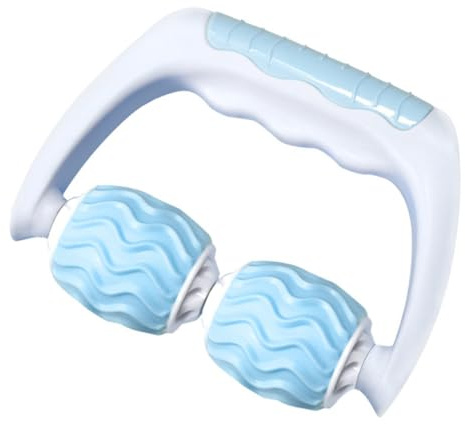 COLLBATH Tragbarer Massage Roller aus Abs für Rücken und Nacken mit Ergonomischem Design und Einfachem Gebrauch zur Effektiven Muskelentspannung und Körpermassage