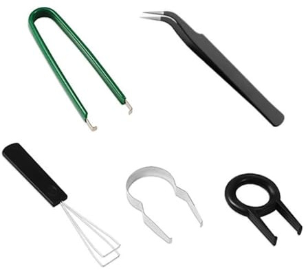 Juego de herramientas de limpieza de teclado mecánico 5 en 1 con kit de extractor de teclas