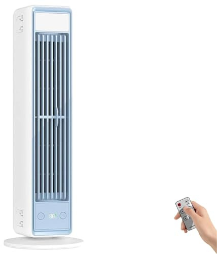 Ventilador De Aire Frio Portatil,ventilador De Torre Silencioso Sin Aspas(A)