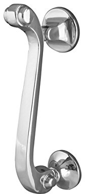 Frelan JV1 PC PC SCROLL Türklopfer Chrom poliert – Silber