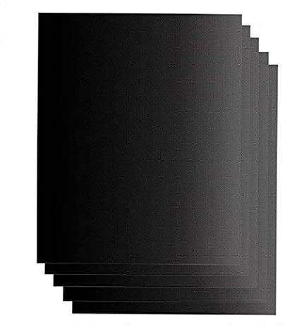 Vinsani 2PC Non-Stick BBQ Grill Mat(40 x 33 cm)–Universal Barbeque Baking Oven Liners Reusable and Dishwasher Safe Indoor Outdoor BBQ Cooking Mats for Charcoal Electric Gas Grill Kitchen Ovens – Black