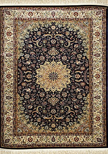 Deco Italia Tappeto Persiano Blu - Classico Alta qualita' | 100 x 140 cm
