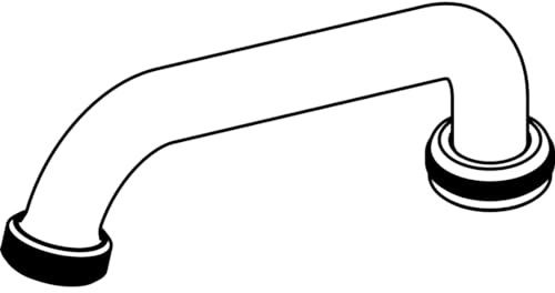 Central Brass SU-2924-H-01 Swivel Tube Spout