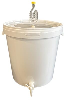 Sil complet cuves de fermentation de tonneau Seau gärfass 33L Robinet Bonne Qualité.