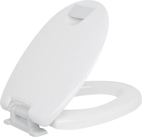 Haro Haromed WC-Sitz für erhöhte Sitzposition (5 cm), weiß Haltegriffe weiß