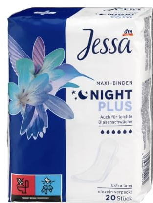 Jessa Maxi-Binden Night Plus, 20 Binden