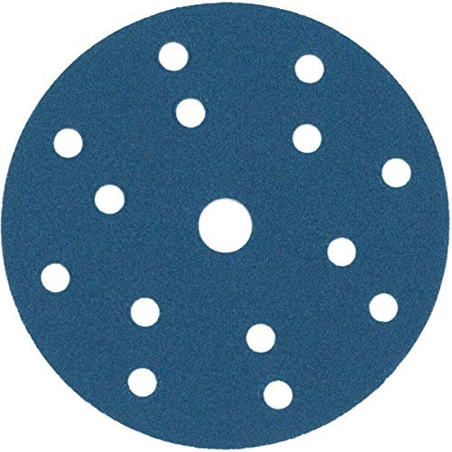 Norton H835 Lot de 50 disques abrasifs Velcro 150 mm Grain 120 14 + 1 trou