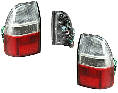 YUCHEN SET 2 FARO FANALE POSTERIORE SX DX PER L200 E PICK UP 01-05 GRUPPO OTTICO STOP LUCE FANALINO