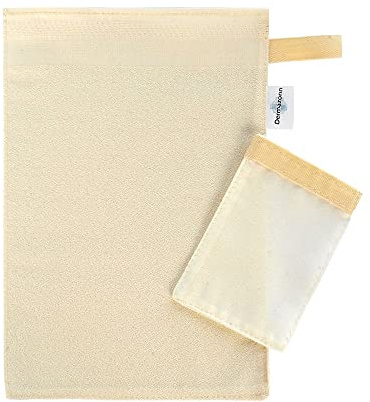 Dermazonn Deep Peeling Mitt Body Scrub und Face Scrub - Scrub Mitts for Shower - Turkish Bath Hamam Glove - Face Peeling - Turkish Hammam Kese