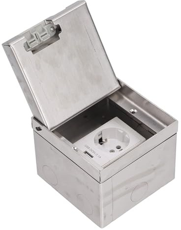 Unterputz Steckdose mit USB Anschluss 250 V EU Stecker Pop Up Bodenbox Kit wetterfest IP44 flammhemmende Haushaltssteckdose