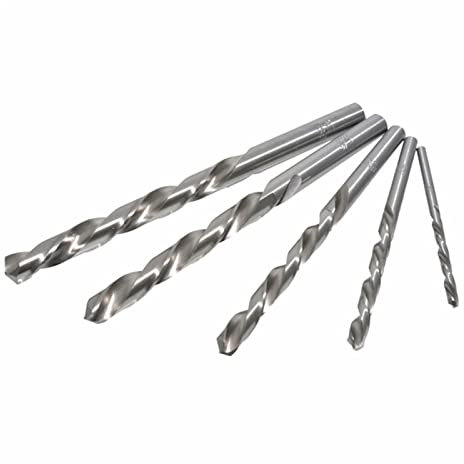LAZIRO 5 Teile/Set Hochgeschwindigkeitsstahl HSS. Gerade Schaft Links Twist Bohrer elektrische Bohrer Drehkraftwerkzeuge 3,2-8,7 mm
