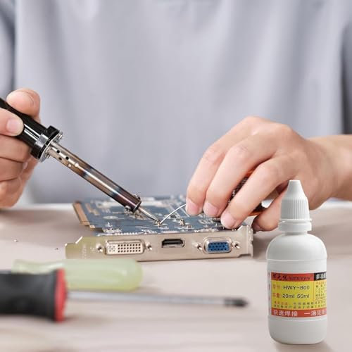 ChicBosom Lötflussmittel, 50 ml, Edelstahl, Flussmittel, Lötpaste, flüssiges Lötwerkzeug, Schnellschweißwerkzeuge