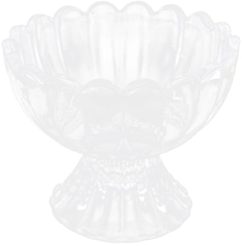 PRETYZOOM 1 Juego Copa De Helado Tazón De Postre Tazones De Postre Con Frutas Vasos De Cristal Con Pie Vasos De Platos Para Helado Tazones Para Helado Copa De Aperitivo Copas 6 piezas