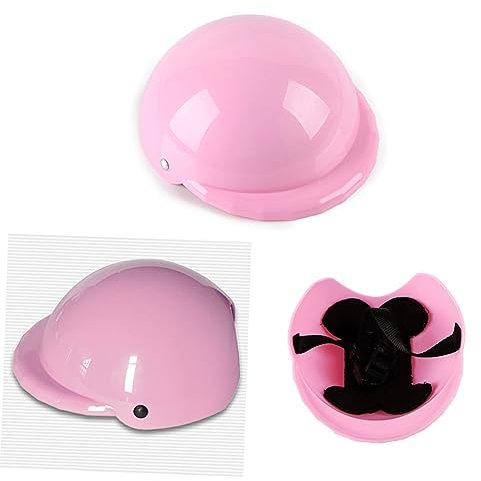 CIYODO Hundekopfhelm Kunststoff Cooles Leichtes Helm-Accessoire Für Haustiere Sonnenschutz Und Regenschutz Für Katzen Und Hunde s