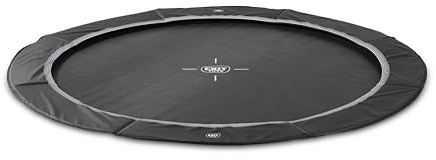 EXIT InTerra trampolín Deportes a ras de suelo ø366cm - negro