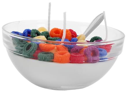 CALLARON Soy Wax Cereal Bowl Candle Non-Toxic Fruit Scented Decorative Party Favor Unique Home Decor