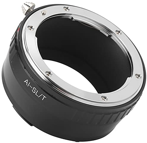 Tbest Bague D'adaptation D'objectif pour Appareil Photo à Monture L, Alliage D'aluminium, Mise au Point Manuelle Durable, Contrôle D'ouverture pour AF AI P D S G et TL2 CL SL Typ601