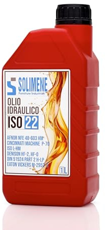SOLIMENE Aceite hidráulico ISO VG 22-4L | Lubricante profesional para pistones, tractor y cortadora de leña | Alta fluidez, baja viscosidad y protección anti-desgaste