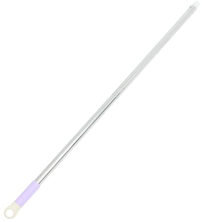 MUELODSIC Stainless Steel Two-Section Broom Mop Extension Handle Easy Assembly Replacement Rod for Floor Cleaning Multipurpose Household Sweeping Accessory Compatible with Various Brooms and