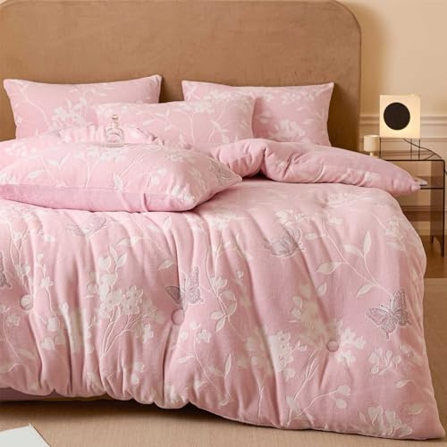 YWQJL Coperta Calda Imbottita Invernale Letto Matrimoniale Blanket for Winter Thick Piumoni Una Piazza E Mezza Trapunte Matrimoniali(3,150x200cm/2kg)