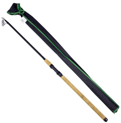 Zite Fishing Allround Forellenrute Teleskoprute Set | 3,00 m 5–30 g & 3,30 | m 10–40 g | Voll-Carbon Blank & Korkgriff | inkl. Stofffutteral & Rutenschutz