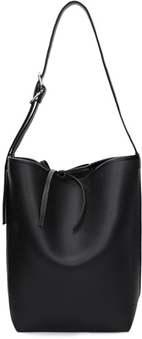 SENDEFN Handtasche Damen, Leicht Beuteltasche, Umhängetasche Crossbody Bag mit Breite Schultergurte, Shopper Tasche Damen aus Veganes Leder für Den Täglichen Gebrauch