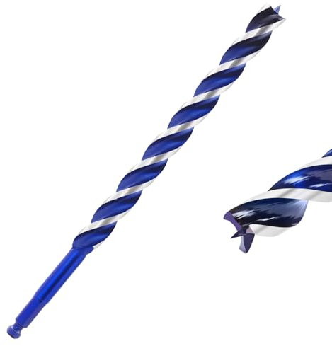 Wood Drill Bits, 10mm x 300mm Long Drill Bit for Wood Carbon Steel Quick Change Hex Shank Wood Drill Bit for Woodworking, Softwood and Plastic
